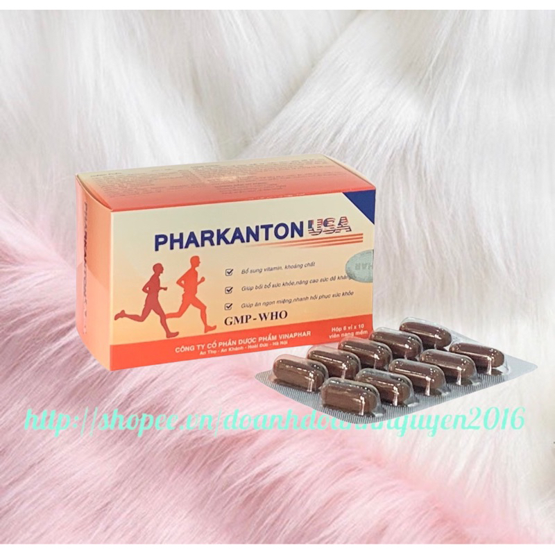 Viên Uống Bồi Bổ Sức Khỏe PHARKANTON USA- Hộp 60 Viên - Tăng cường sức đề kháng ,Bổ sung các vitamin và khoáng chất