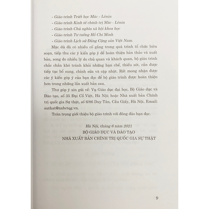 Sách - Giáo trình Tư tưởng Hồ Chí Minh