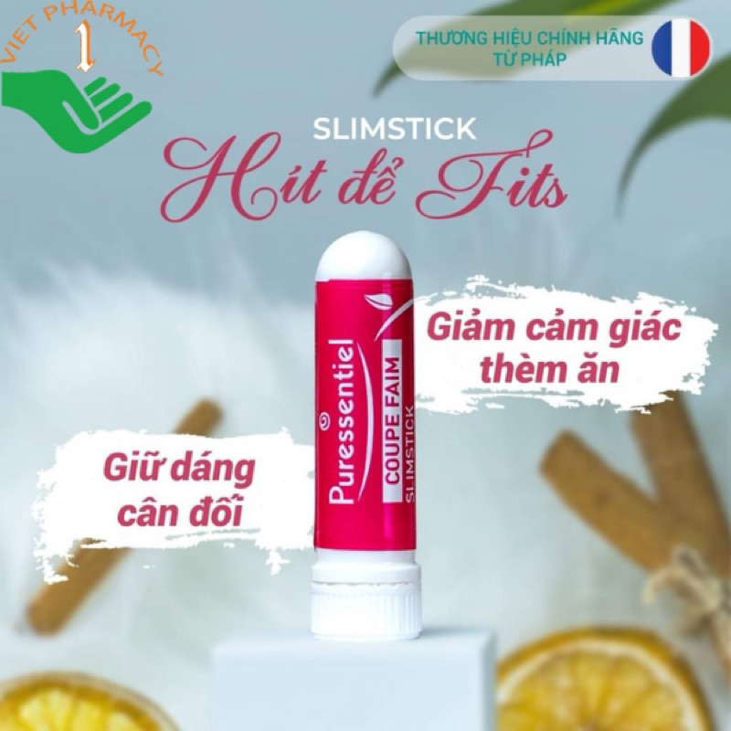 Ống Hít Giảm Cảm Giác Thèm Ăn Hỗ Trợ Giảm Cân Puressentiel Inhaleurs Minc