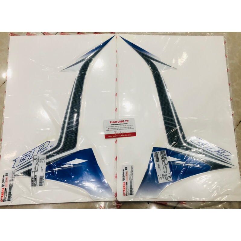 Tem exciter 135 xanh gb 2011 chính hãng YAMAHA