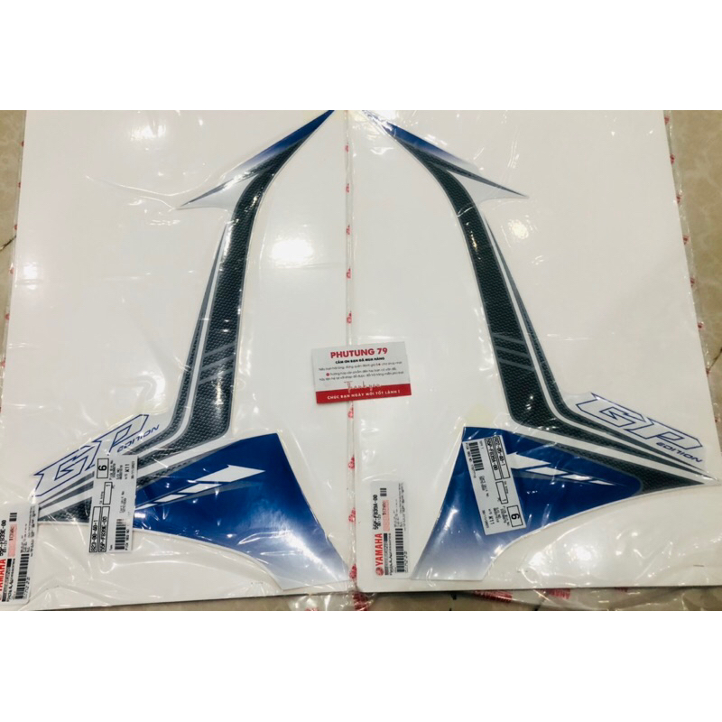 Tem exciter 135 xanh gb 2011 chính hãng YAMAHA