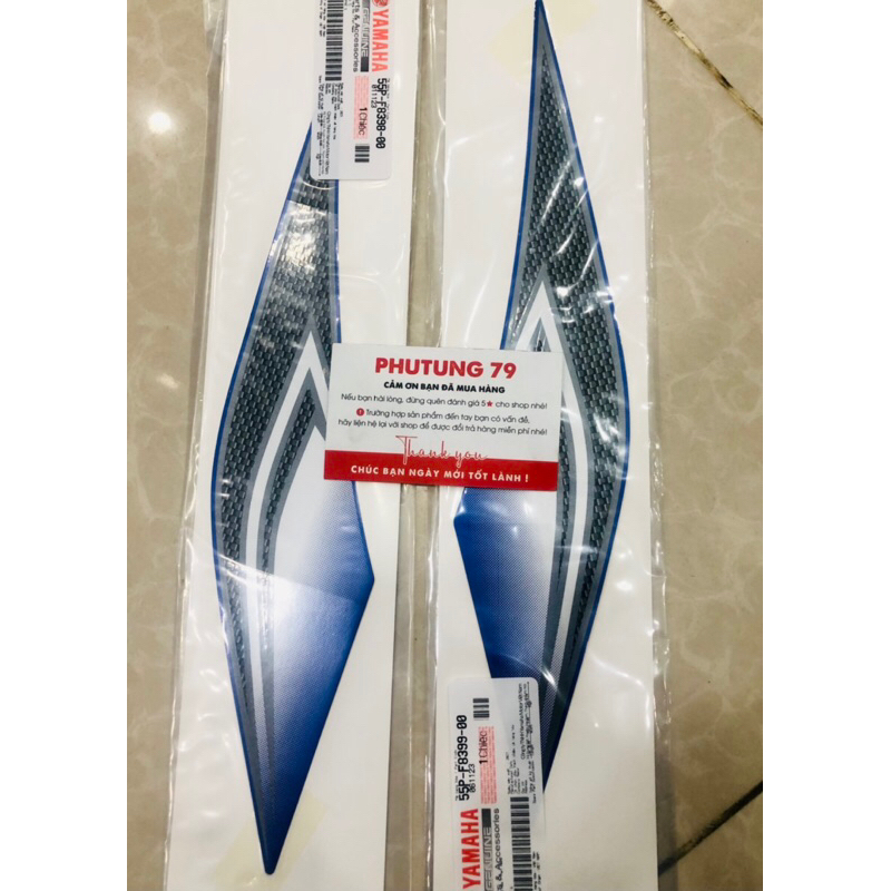 Tem exciter 135 xanh gb 2011 chính hãng YAMAHA