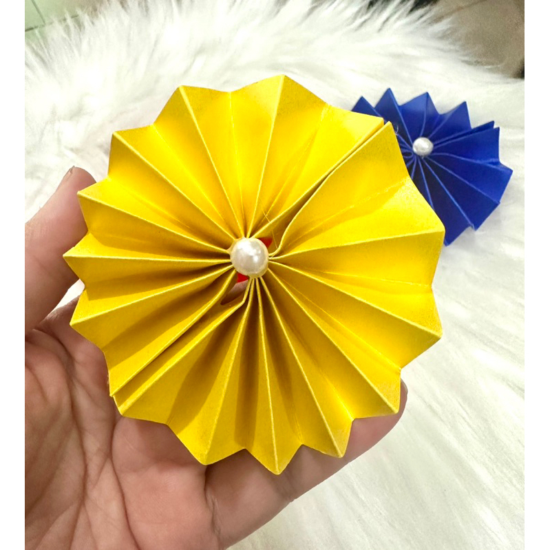 Quạt giấy làm oản,làm tháp bánh, trang trí, decor siêu đẹp