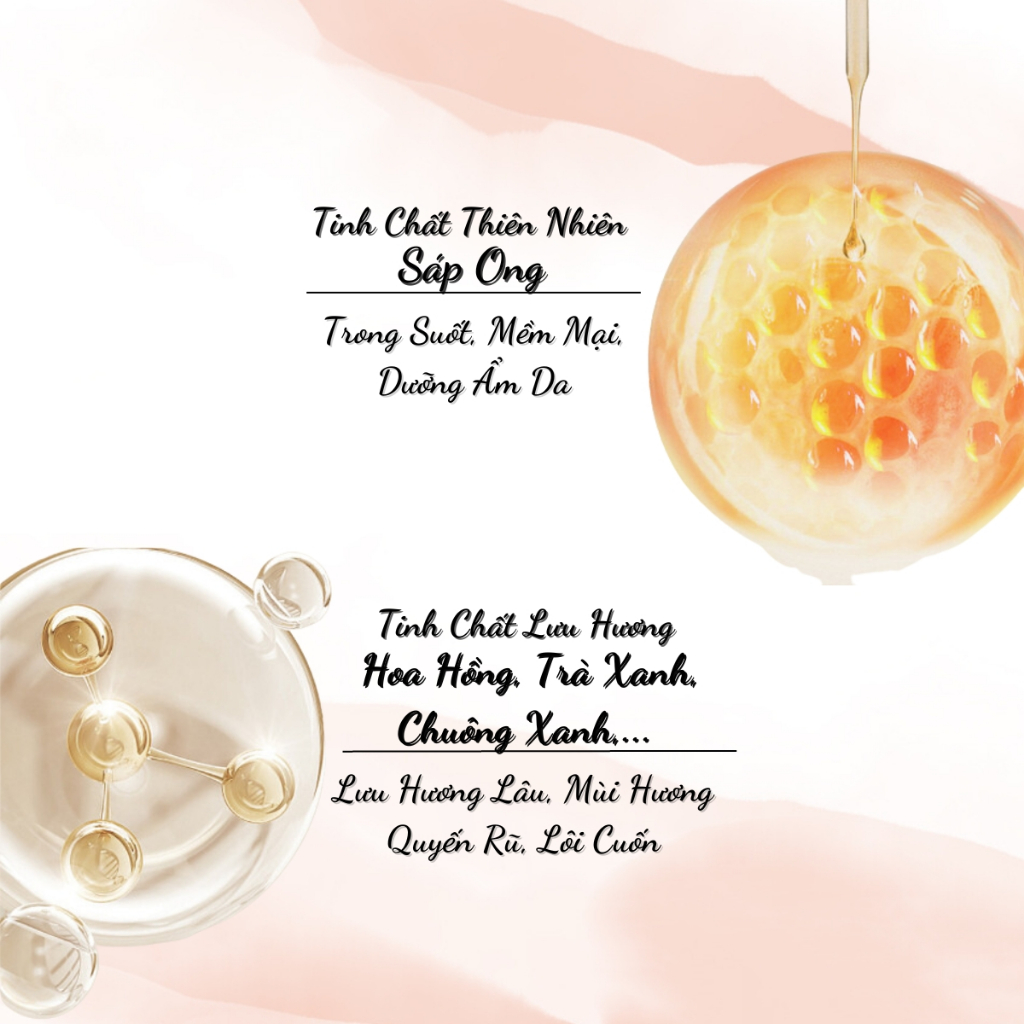 Nước Hoa Sáp Hương Thơm Quyến Rũ CREAM 30Gram, Lăn Khử Mùi Hương Nước Hoa Lưu Hương Lâu 6-8H Tự Tin