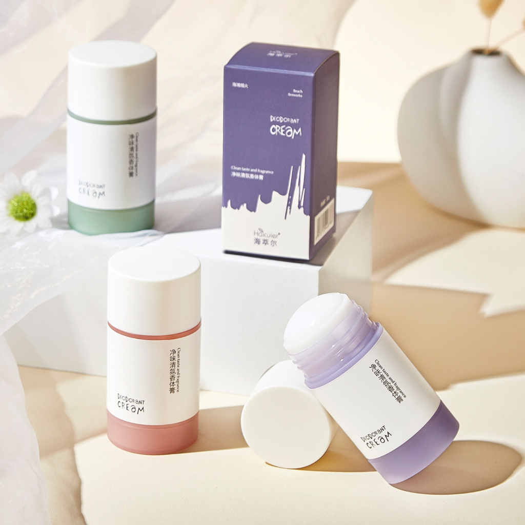 Nước Hoa Sáp Hương Thơm Quyến Rũ CREAM 30Gram, Lăn Khử Mùi Hương Nước Hoa Lưu Hương Lâu 6-8H Tự Tin