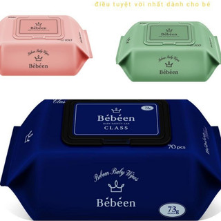 Khăn ướt Hàn Quốc Bebeen 100 tờ không mùi
