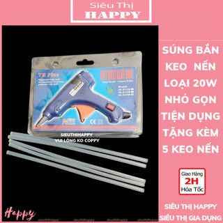 Súng bắn keo nến loại 20w nhỏ gọn tiện dụng.