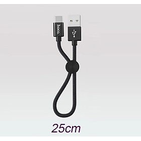 HOCO X35 DÀI 25cm CÁP SẠC NGẮN SẠC NHANH SIÊU BỀN DÂY DÙ MICRO USB-TYPE C cho sạc dự phòng điện thoại máy tính bảng