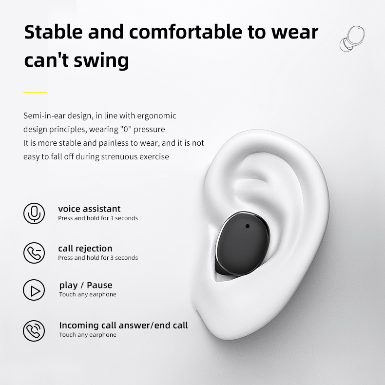 Tai Nghe Nhét Tai XY-11 TWS Bluetooth 5.3 Âm Thanh HIFI Chống Mất Kèm Mic Cho Tất Cả Các Dòng Điện thoại