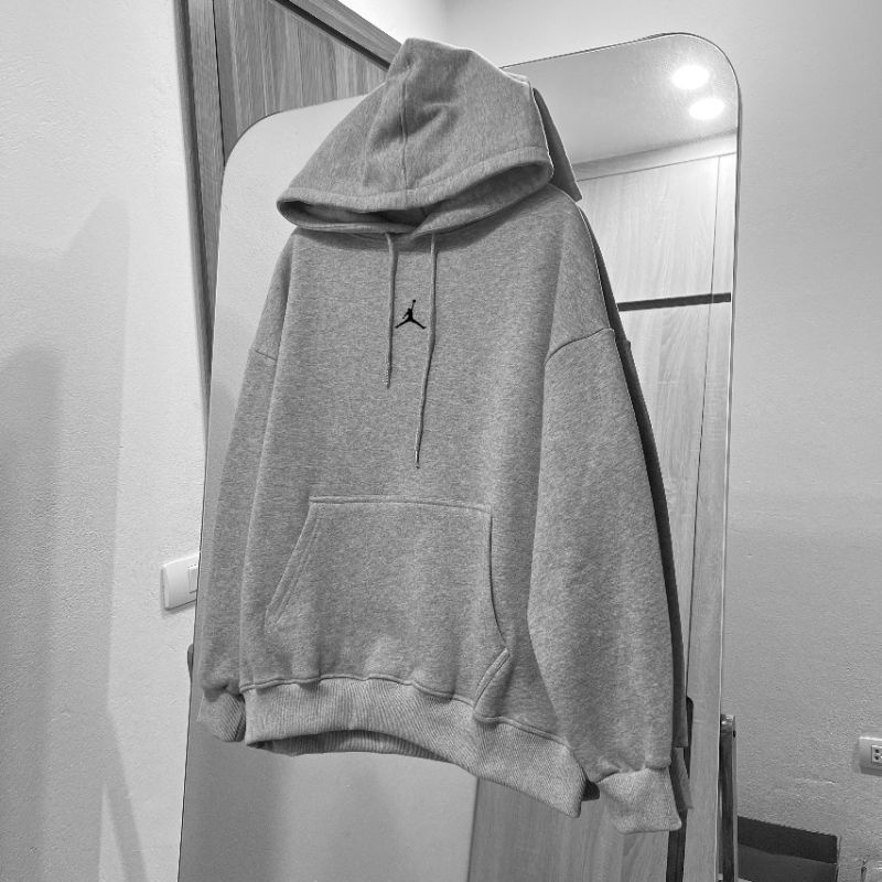 Áo hoodie Jordan chính hãng chất nỉ bông dày dặn chuẩn form nam nữ unisex cao cấp Jordan form rộng oversize Shop QV