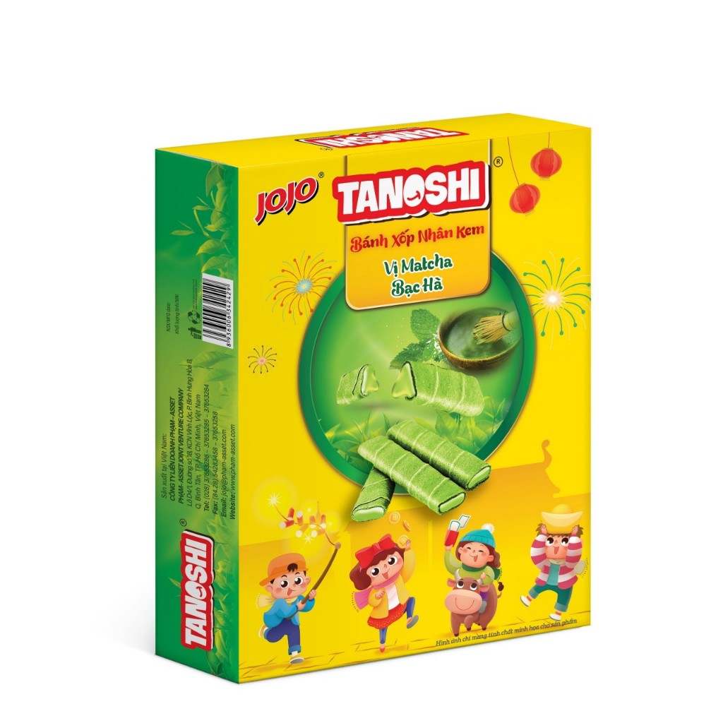 HỘP QUÀ TẾT BÁNH QUẾ TANOSHI 190G-380G