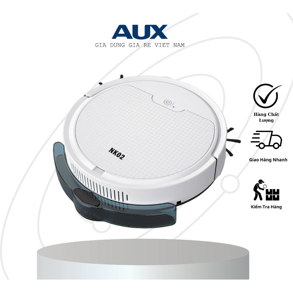 Robot Hút Bụi Tự Động Thông Minh, Máy Hút Bụi Lau Nhà Đa Năng 3 Trong 1 Quét, Hút, Lau Nhà, Sử Dụng App!