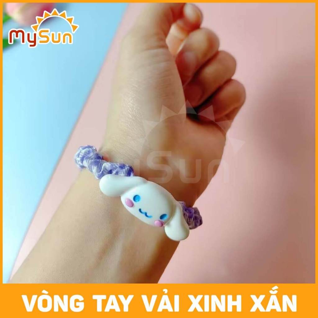Dây thun chun buộc tóc cho bé gái cột tóc xinh kiểu hoạt hình cute dễ thương.