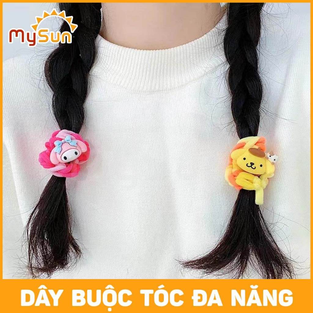 Dây thun chun buộc tóc cho bé gái cột tóc xinh kiểu hoạt hình cute dễ thương.