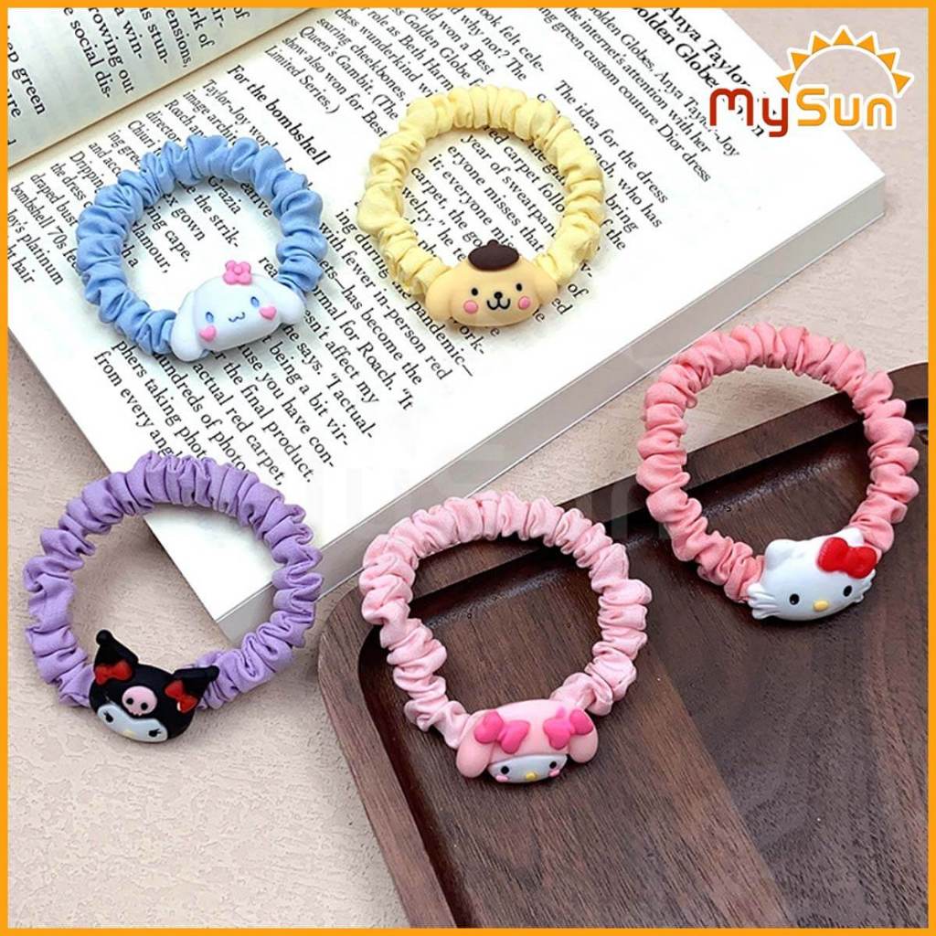 Dây thun chun buộc tóc cho bé gái cột tóc xinh kiểu hoạt hình cute dễ thương.