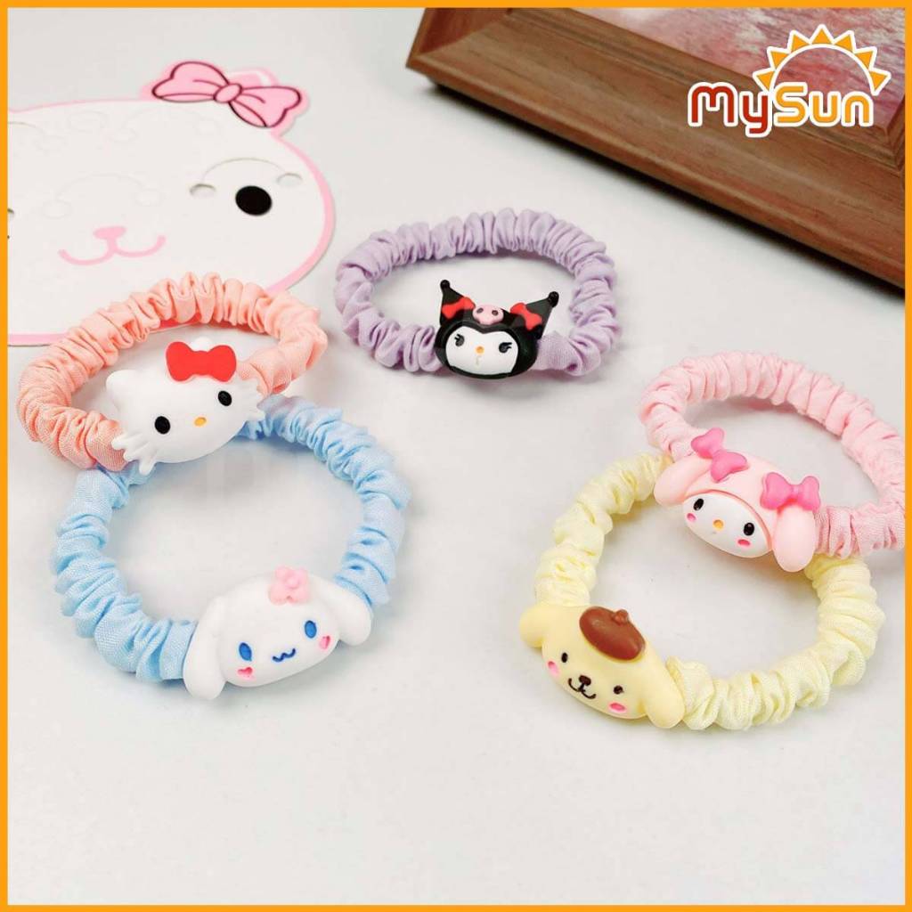 Dây thun chun buộc tóc cho bé gái cột tóc xinh kiểu hoạt hình cute dễ thương.