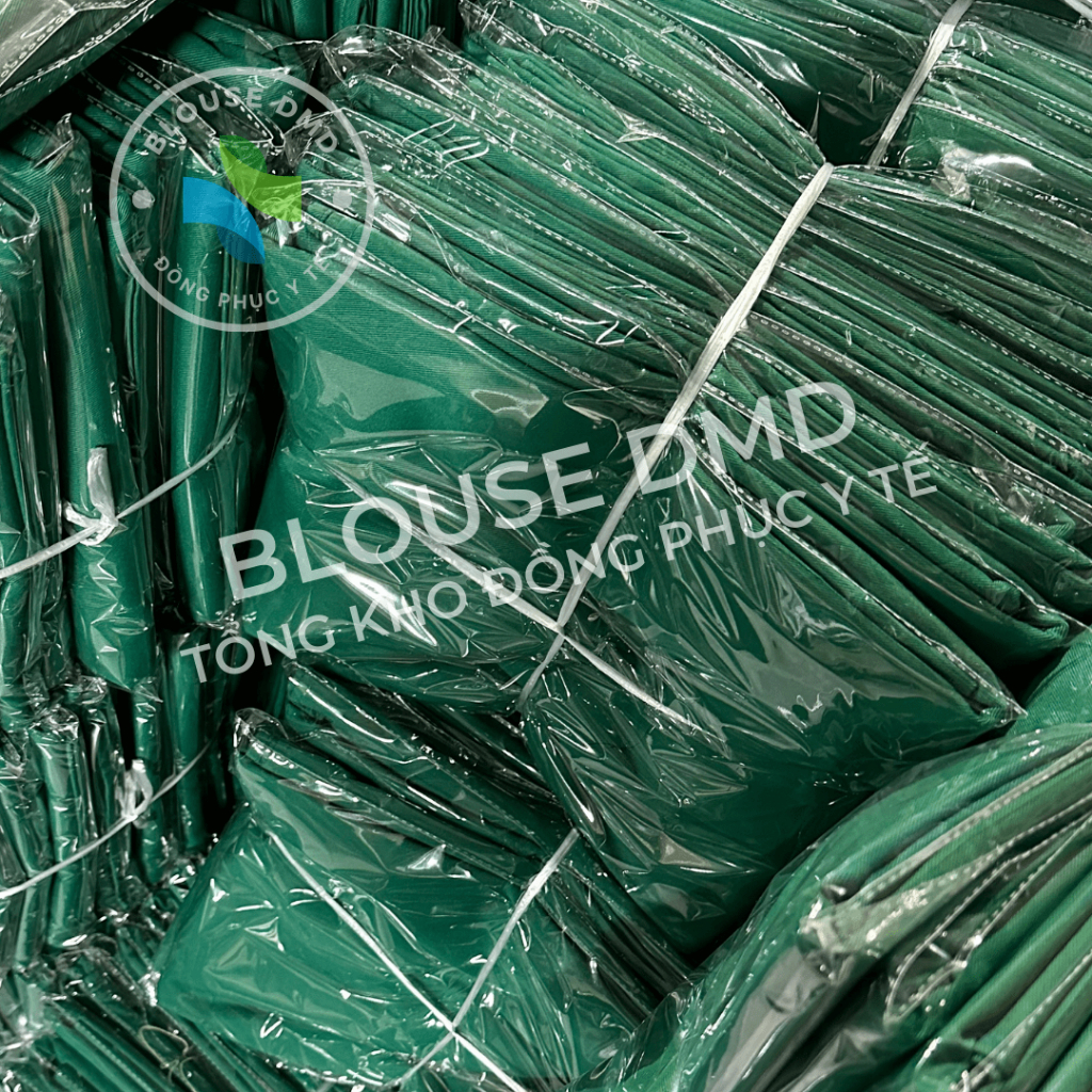 Ga phủ giường y tế - Spa, khăn tiểu phẫu, săng trải bàn tít phẫu thuật vải kaki dày dặn hàng đẹp màu xanh lá