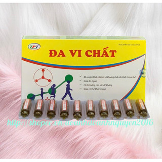Siro ĐA VI CHẤT  (Hộp 20 ống) -Giúp bé ăn ngủ ngon, tăng hấp thu, phát triển chiều cao , trí tuệ