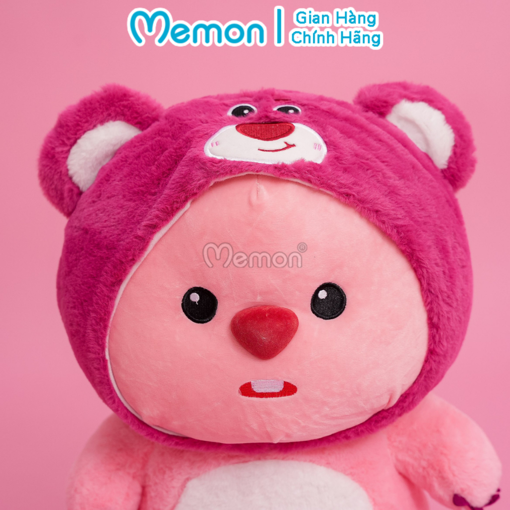 Gấu Bông Hải Ly Loopy Cosplay Lotso Mềm Mịn Đáng Yêu Cao Cấp Memon