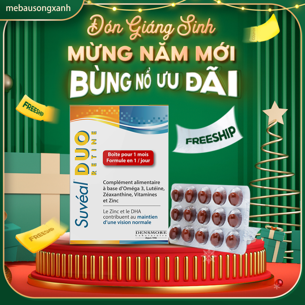 Viên uống Vitamin Bổ Mắt Cao Cấp Từ Pháp Suvéal Duo