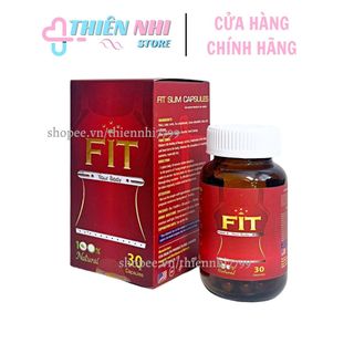 Viên uống giảm cân đẹp da FIT slim usa, hỗ trợ giảm cân, giảm mỡ thừa, săn chắc da- chai 30 viên