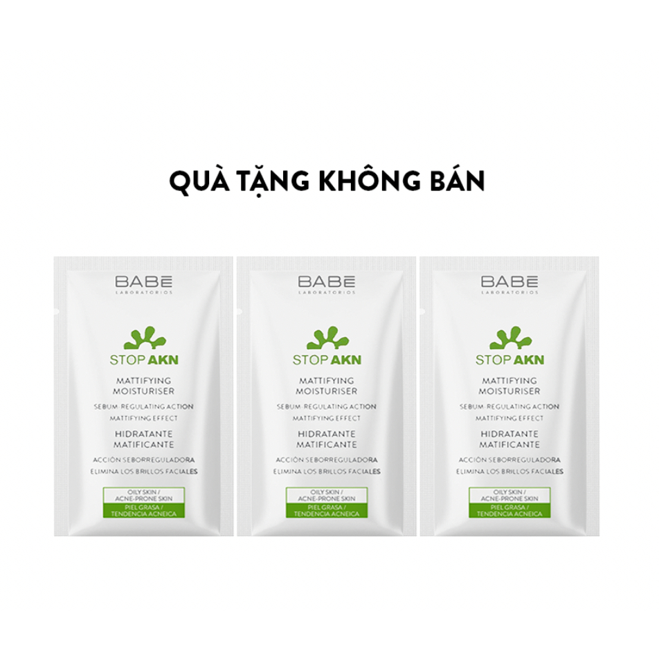 Quà tặng sữa rửa mặt Babe Stop Akn 2ml