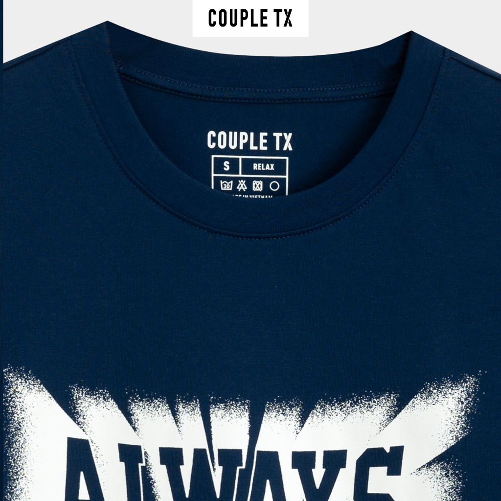 Áo Thun Trẻ Em Couple TX Typo Always Ahead In Tram Motion Relax Fit KTS 3320