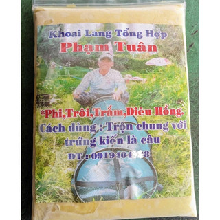 Gói Khoai Lang ủ Câu Cá chép,rô trắm-mồi câu khoai lang tổng hợp