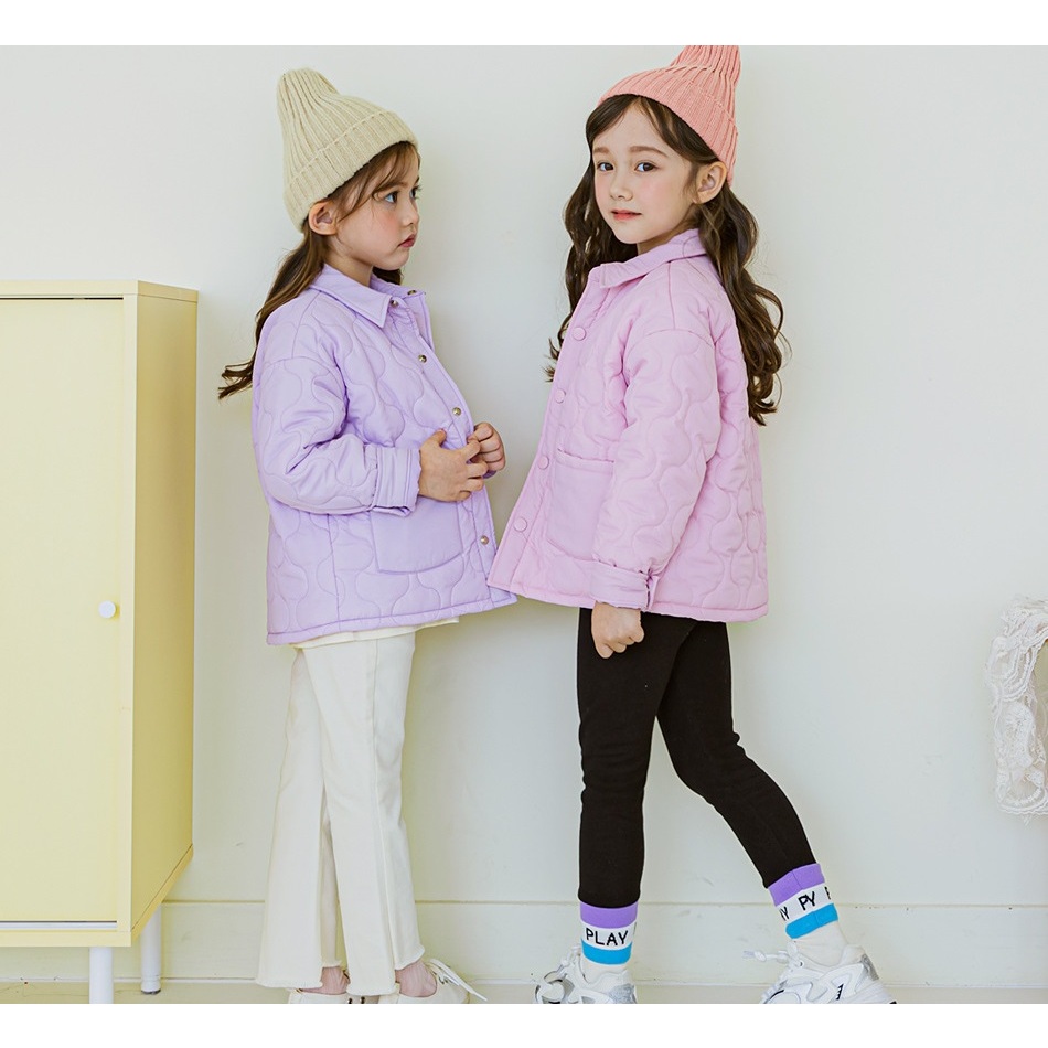 Áo khoác chần bông Bebezoo nhiều màu cho bé BEC3JP204