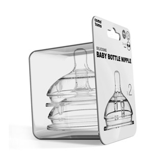 Núm ti Comotomo Mỹ (Korea) siêu mềm 2 chiếc full hộp - núm ti silicone mềm như ti mẹ Núm Ti Comotomo 1, 2, 3, Y Tia, Siê