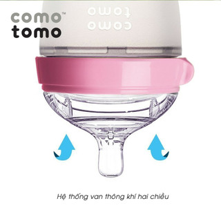 Núm ti Comotomo Mỹ siêu mềm 2 chiếc full hộp - núm ti silicone mềm như ti mẹ
