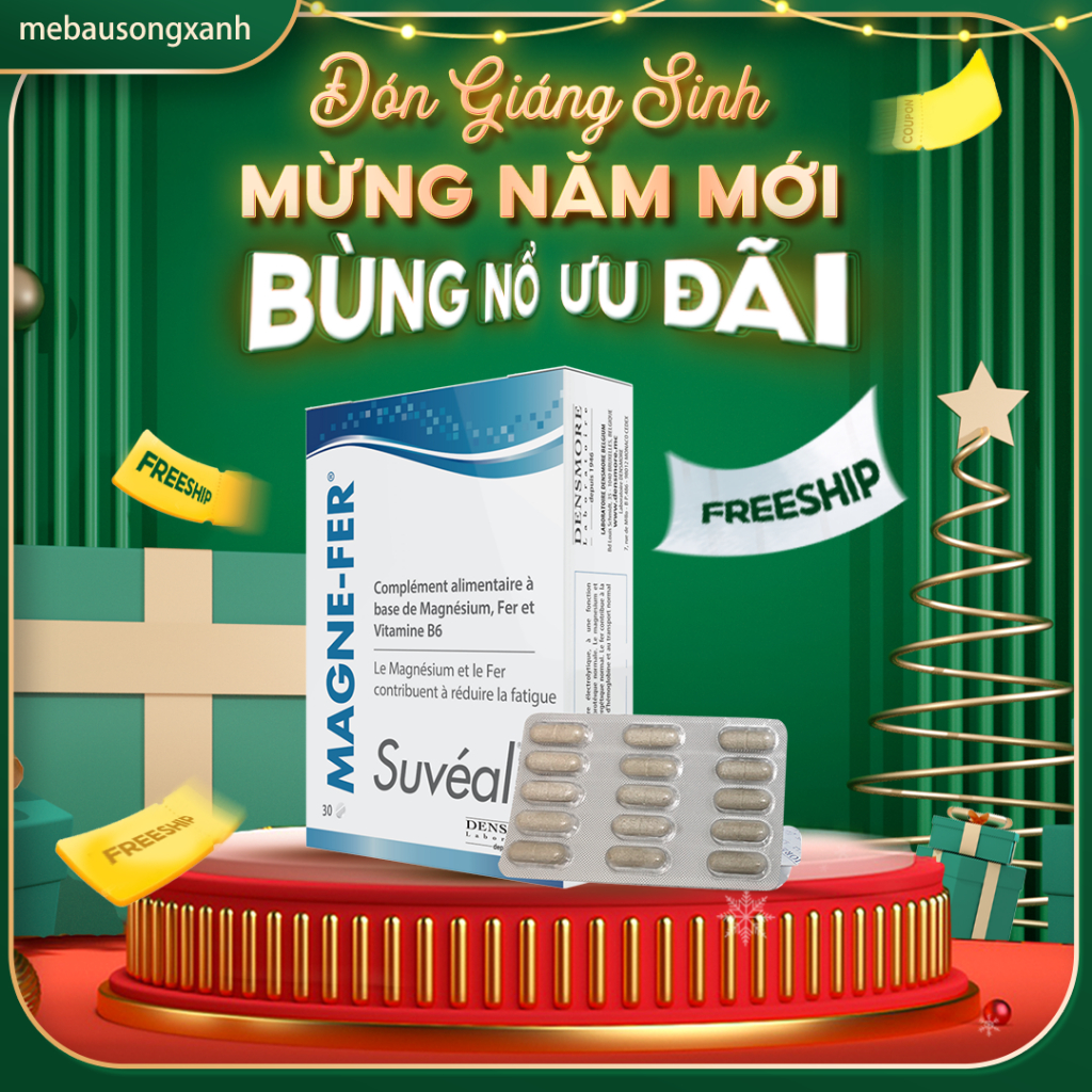 Vitamin Suvéal Magne Fer: Giảm Nghén, Đau Đầu, Mất Ngủ, Chuột Rút