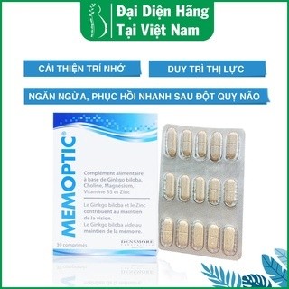 Viên Uống Vitamin Bổ Não Memoptic: Cải Thiện Trí Nhớ, Ngăn Ngừa Và Phục Hồi Đột Quỵ