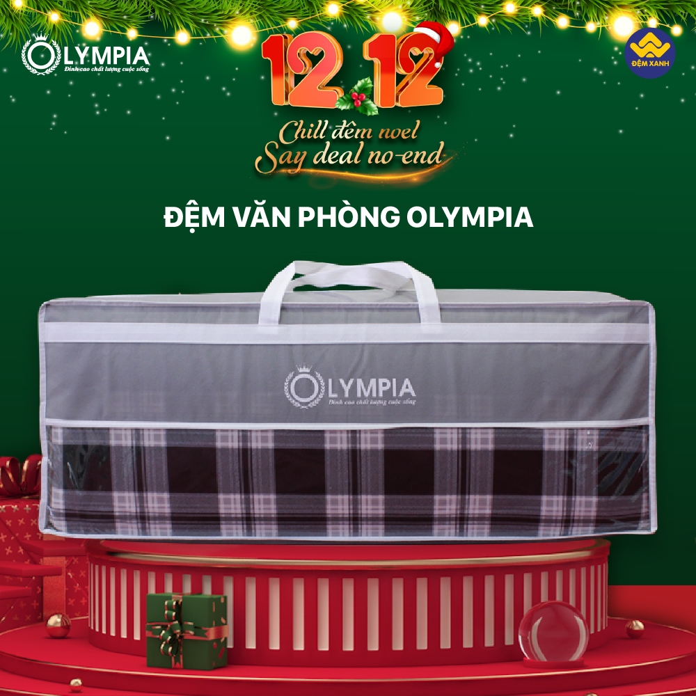 Đệm văn phòng Olympia Luxury gập 6 cỡ đại (kích thước 75x180x3)