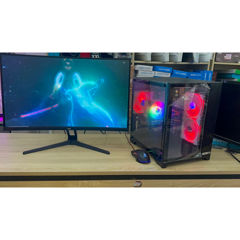 Màn Hình Cong VSP CM2705H 27"/ FHD/ 75Hz/ HDMI/ VGA/ Loa