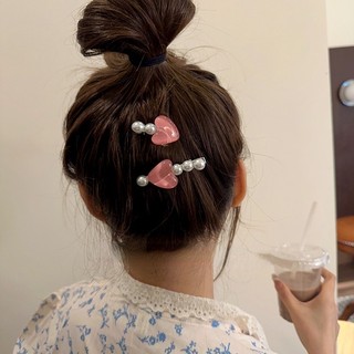 🧚🏻‍♀️Ganten🧚🏻‍♀️1 Kẹp Tóc Đính Đá Hình Trái Tim