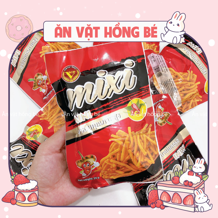 Gói Bim MIXI Tăm Phô Mai Kim Việt Phát, Snack Que Tăm Cay. đồ ăn vặt
