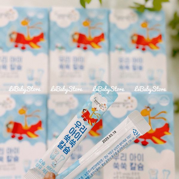 Thạch bổ sung Canxi Woongin 6m+