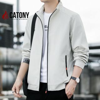 Áo khoác gió nam cao cấp thời trang siêu nhẹ CATONY Áo khoác dù thể thao, áo khoác boy phố mùa đông chống gió KP090