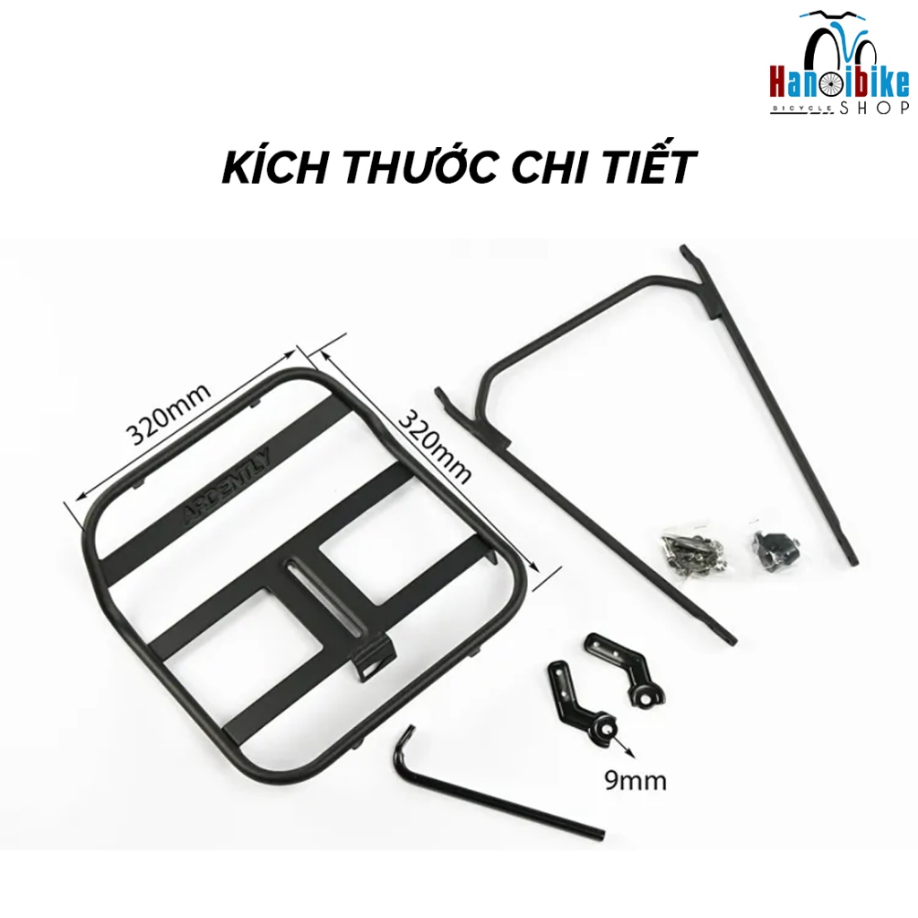 Baga phía trước gắn cho xe đạp cỡ bánh 700 road/Fixed Gear/touring