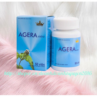 AGERA Extra Kingphar Hộp 50 viên - Hỗ Trợ Giảm Nghẹt Mũi,hắt hơi và sổ mũi, nhức đầu do viêm mũi dị ứng, viêm xoang