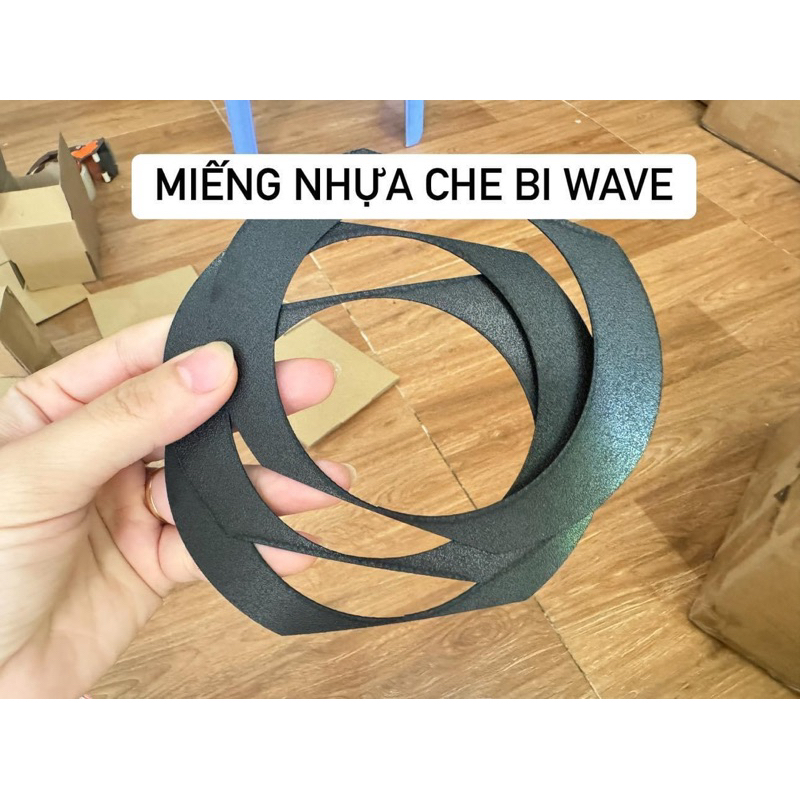 Miếng nhựa đen che khuyết điểm khi chế bi xe ex150 ex155 wave winner x sonic satria