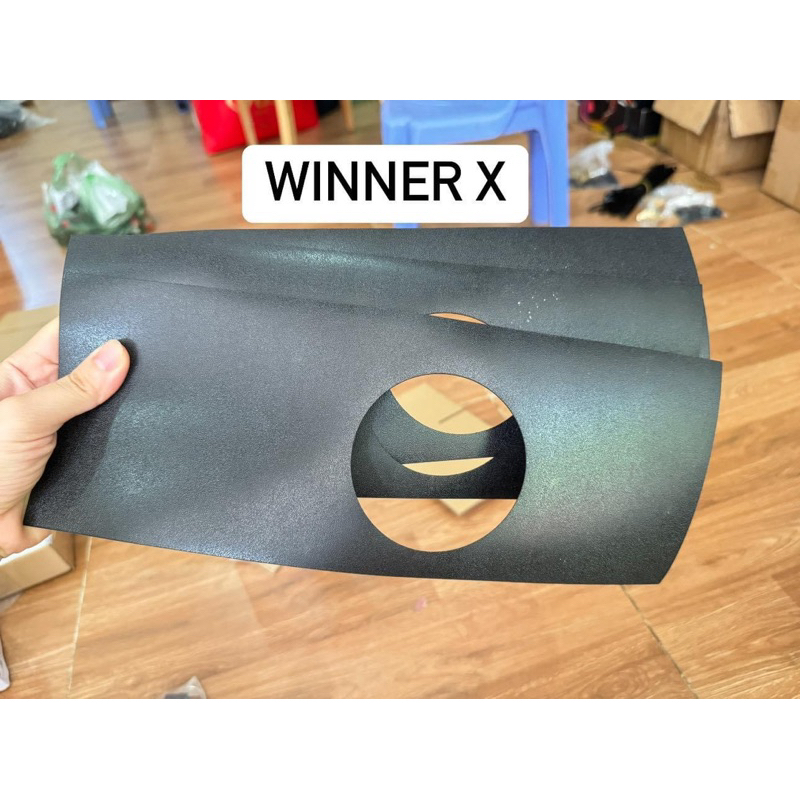 Miếng nhựa đen che khuyết điểm khi chế bi xe ex150 ex155 wave winner x sonic satria