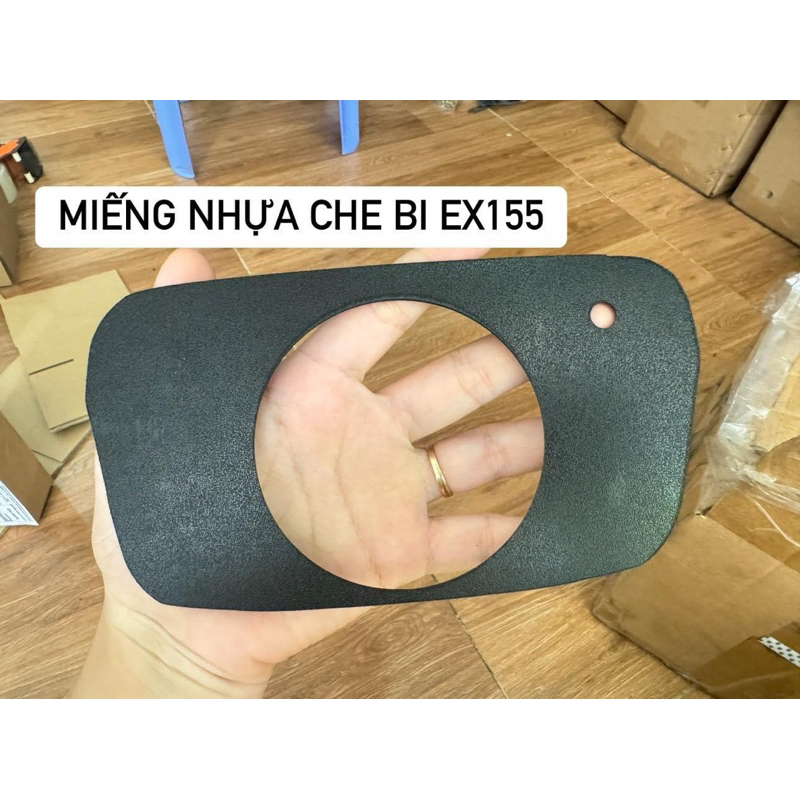 Miếng nhựa đen che khuyết điểm khi chế bi xe ex150 ex155 wave winner x sonic satria