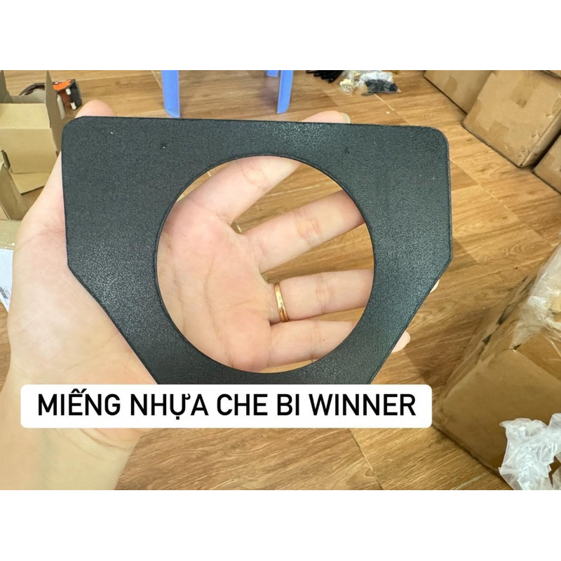 Miếng nhựa đen che khuyết điểm khi chế bi xe ex150 ex155 wave winner x sonic satria