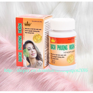 BẠCH PHƯỢNG HOÀN Kingphar - Hộp 40 viên- Viên Uống Hỗ Trợ Điều Hòa Kinh Nguyệt, Phụ Khoa