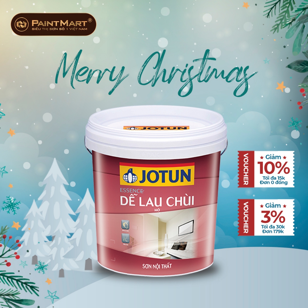 Sơn tường trong nhà Jotun Essence 1 lít dễ lau chùi, chống bám bẩn,nấm mốc, bền màu