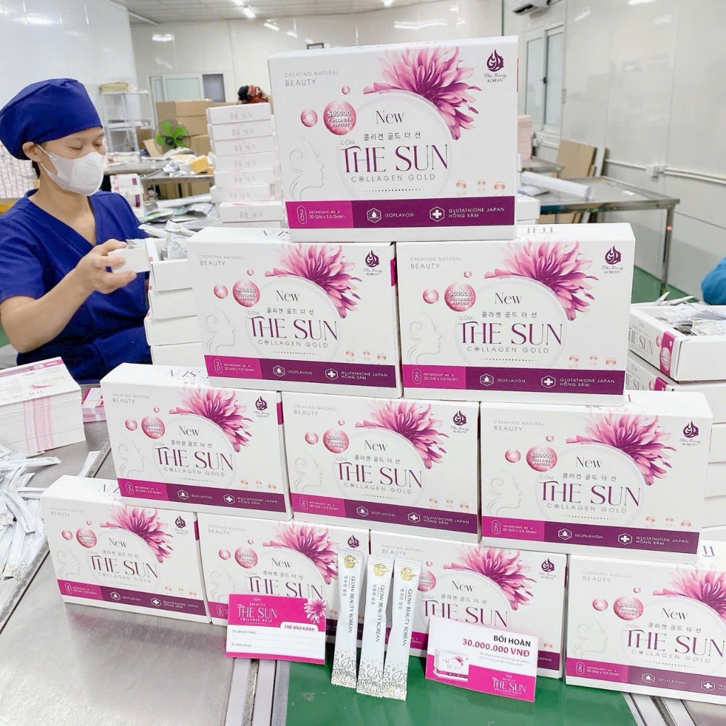 Combo 3 Hộp Nước uống bổ sung Collagen Peptide, Hỗ trợ làm đẹp da, Ngăn ngừa lão hóa - Hộp 20 gói
