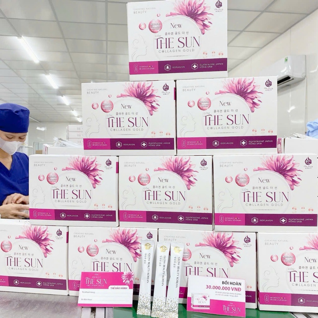 Combo 3 Hộp Nước uống bổ sung Collagen Peptide, Hỗ trợ làm đẹp da, Ngăn ngừa lão hóa - Hộp 20 gói