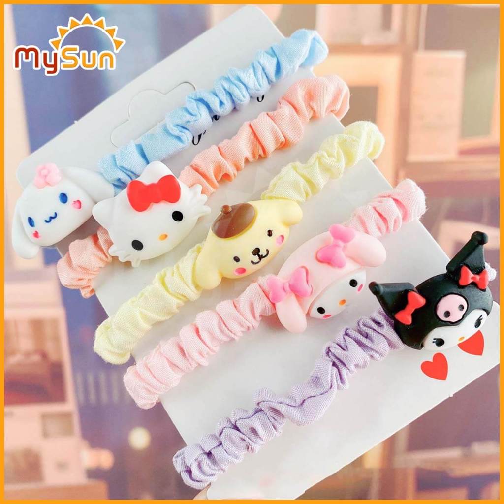 Dây thun chun buộc tóc cho bé gái cột tóc xinh kiểu hoạt hình cute dễ thương.